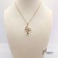 Butterfly Pendant with Dangle