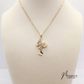 Butterfly Pendant with Dangle