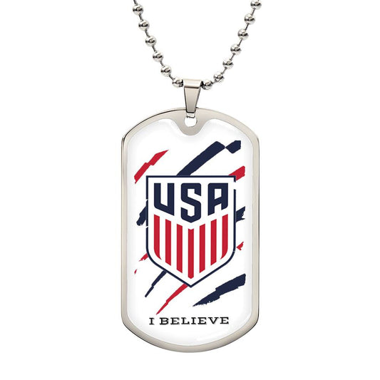 Dog Tag USA Soccer Team | Unisex  Dog Tag | Soccer Cup USA