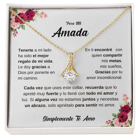 Hermoso Regalo Navidad | Regalo Para Holidays | Regalo Para Esposa | Cadena De Amor Para Mujer