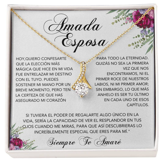 Regalo de San Valentin Para Mi Esposa | Cadena Para Mi Esposa | Regalo Para Mi Esposa