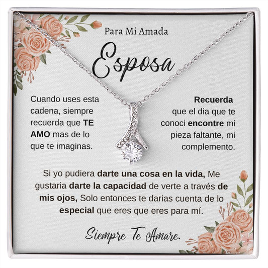 Cadena Para Mi Esposa | Regalo Para Esposa | Regalo de Cumpleaños Para Esposa | Regalo de Aniversario