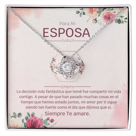 Regalo para mi Esposa | Cadena Para Mi Esposa | Regalo Para Mi Esposa | Aniversario