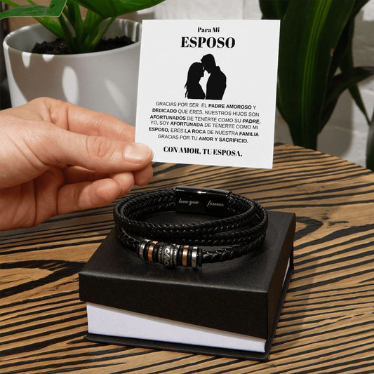 Pulsera o Manilla Regalo Para Mi Esposo | Regalo Día del padre |  Regalo de Aniversario