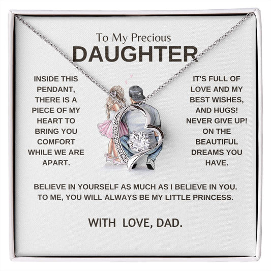Beautiful Necklace for My Precious Daughter | Forever Love