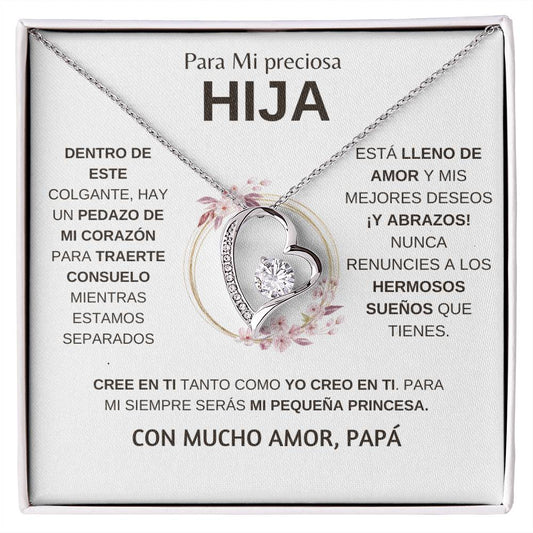 Cadena  Amor Eterno Para Hija