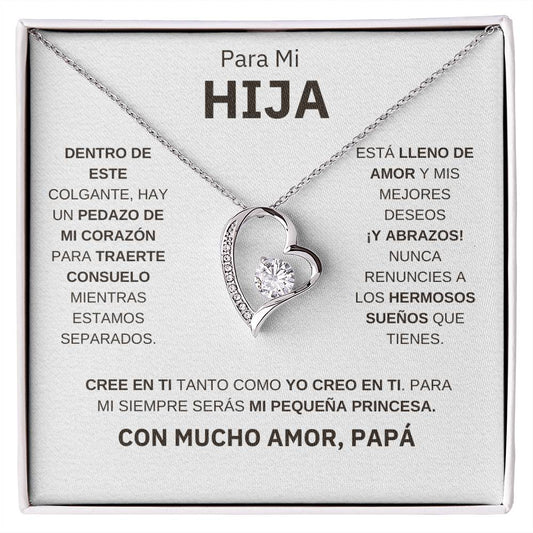 Hermoso Regalo para Hija | Cadena de Amor Eterno