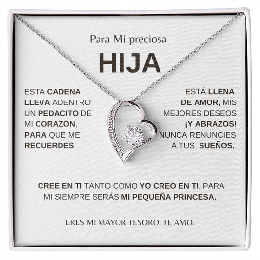 Cadena De Amor Eterno Para Hija | Regalo Para Hija