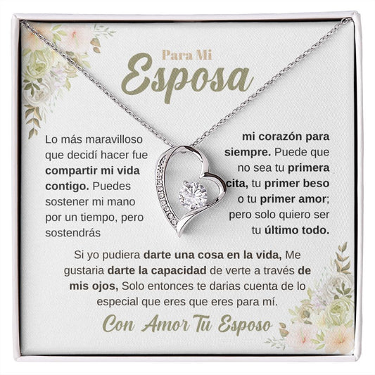 Regalo para mi Esposa | Cadena Para Mi Esposa | Regalo Para Mi Esposa | Collar Para Mujer