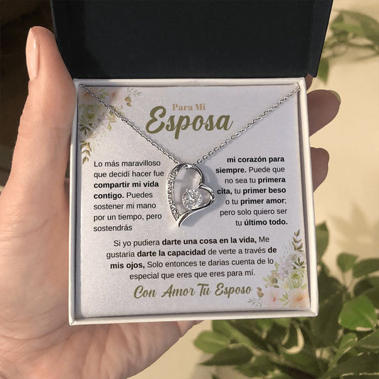 Regalo para mi Esposa | Cadena Para Mi Esposa | Regalo Para Mi Esposa | Collar Para Mujer