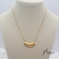 Delicate Necklace with Irregular Pendant
