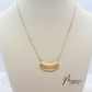 Delicate Necklace with Irregular Pendant