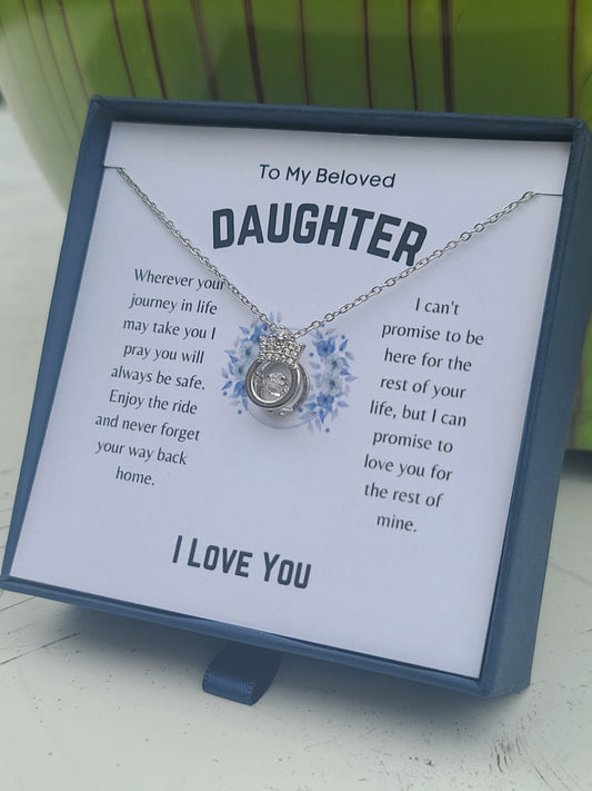 Gift To My Daughter | To My Daughter Necklace | Beloved Daughter