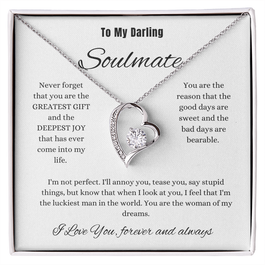 To My Darling Soulmate | Forever Love Necklace