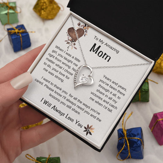 To My Amazing Mom Necklace | Necklace Gift For Mom