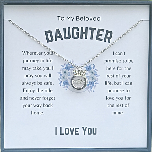 Gift To My Daughter | To My Daughter Necklace | Beloved Daughter