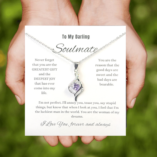 Gift to my soulmate | Necklace for soulmate | Anniversary gift